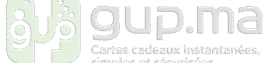 GUP.MA - Cartes Cadeaux Digitale